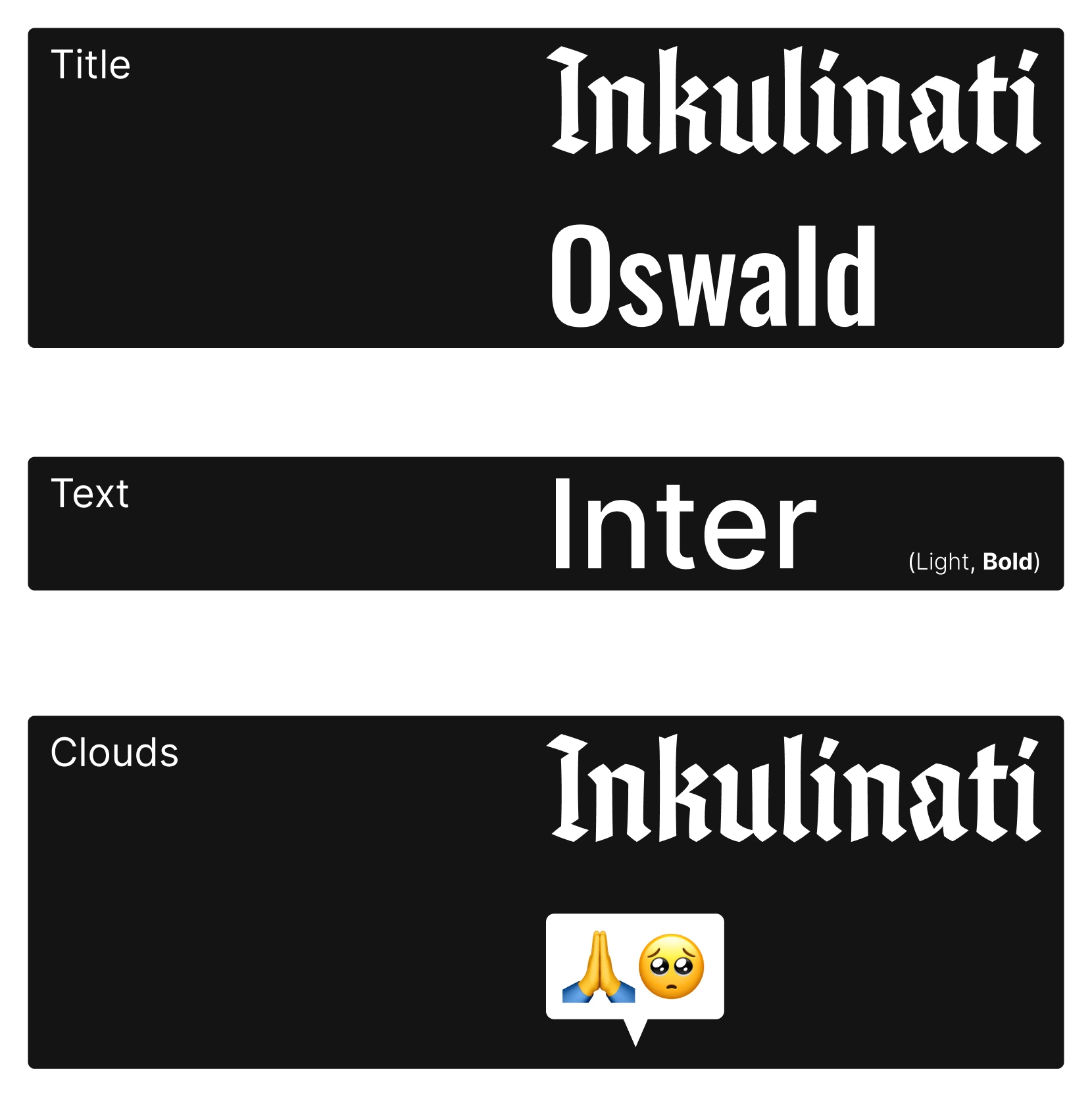 Fonts