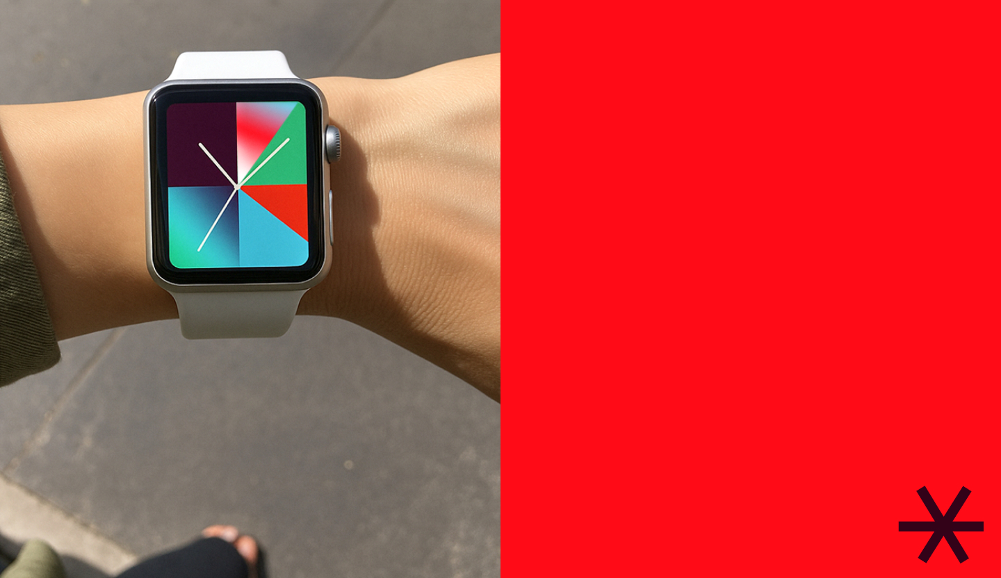 Mockup of the watch