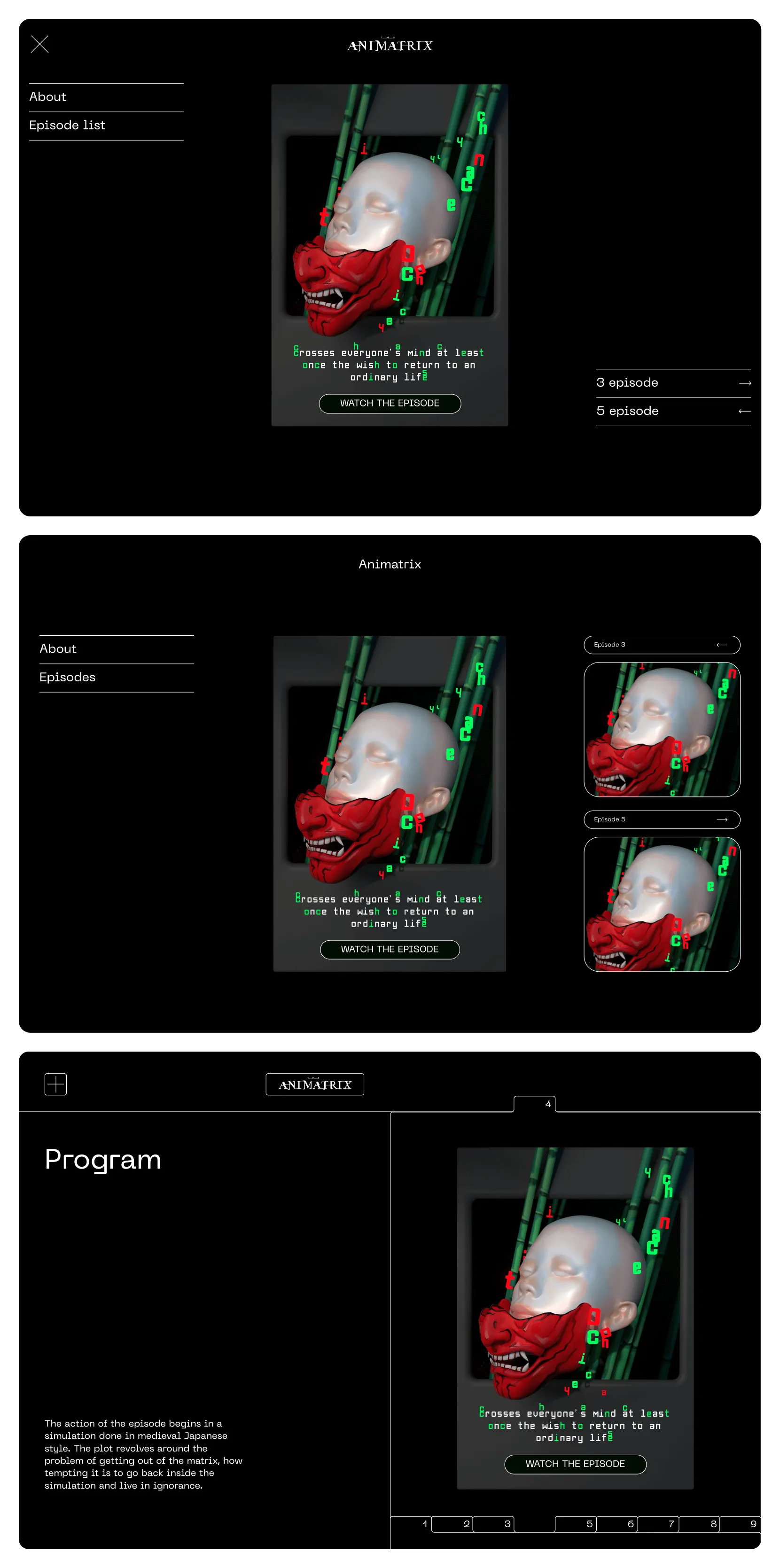 Screen options